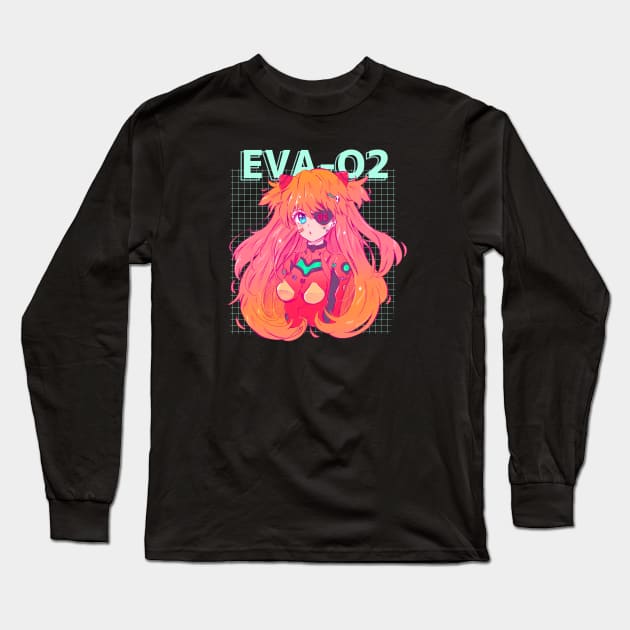 Asuka Cute Long Sleeve T-Shirt by Bunnytone